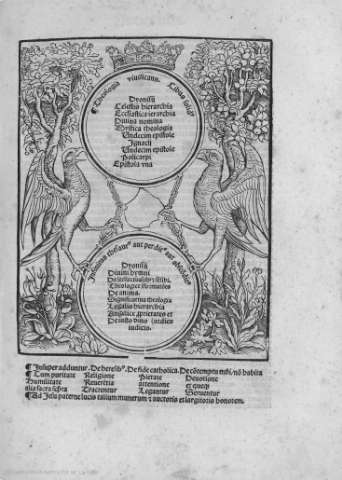 Dyonisij Celestis hierarchia ; Ecclesiastica... (1502)