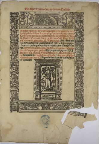 Baldi ... Lectura sup[er] septimo octauo [et]... (1519.)